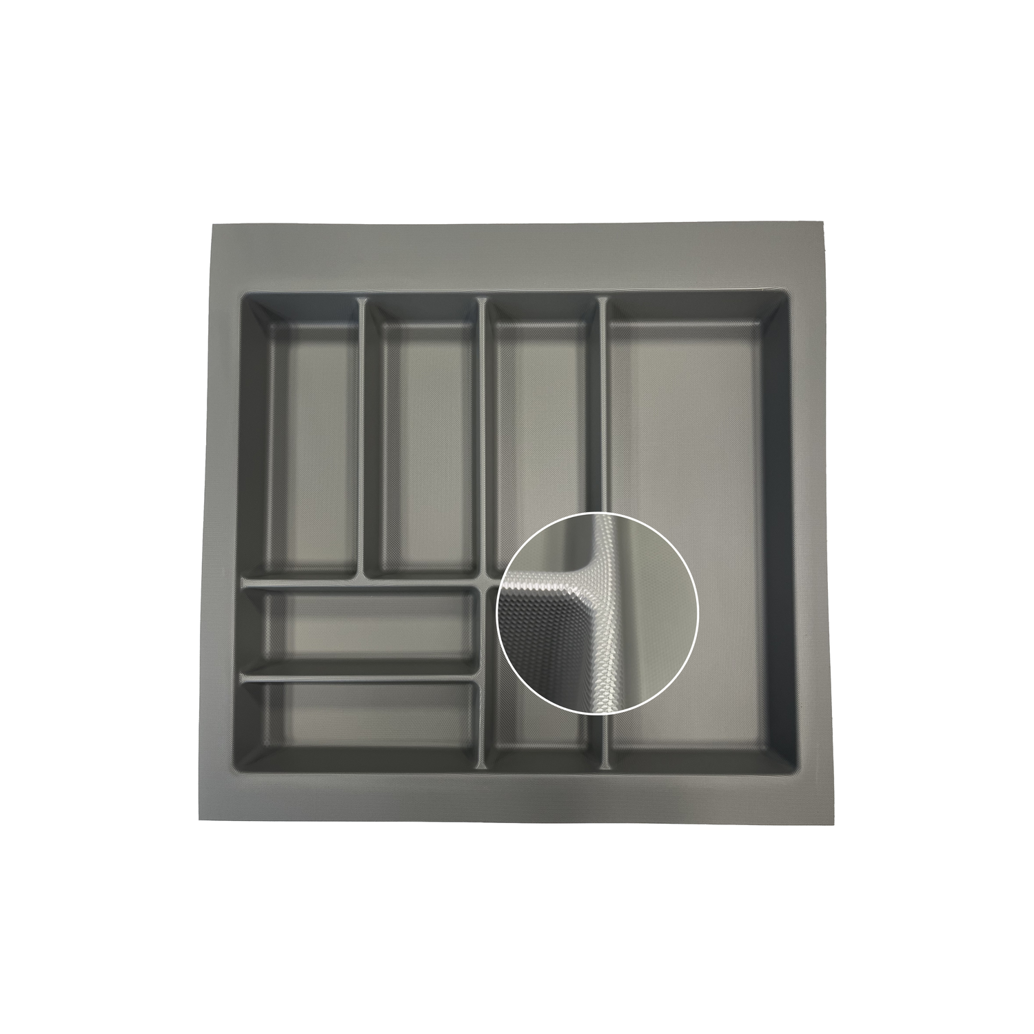 Basic Soft Touch range-couverts C45 cm gris orion profondeur 440mm